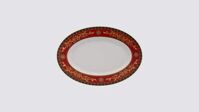 Dĩa oval 37cm Hoàng cung Quốc Sắc