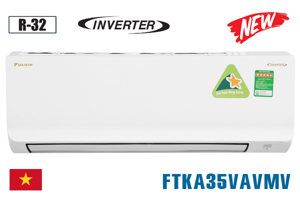 Điều hòa Daikin Inverter 12000 BTU 1 chiều FTKA35VAMV gas R-32