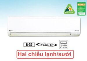 Điều hòa Daikin Inverter 12000 BTU 2 chiều FTHF35RVMV gas R-32