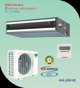 Điều hòa General 12000 BTU 2 chiều Inverter ARGG12LLLB-A gas R-410A