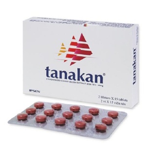 Điều trj rối loạn trí nhớ Tanakan 40 mg