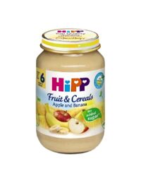 Dinh dưỡng đóng lọ HiPP ngũ cốc táo chuối (190g)