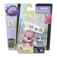 Đồ chơi anh em khỉ đột Saffron Và Zanna Littlest Pet Shop