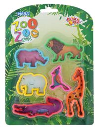 Đồ chơi bộ khuôn nặn 6 món Kiddy Clay MO-ZOO