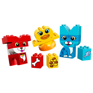 Đồ chơi bộ thú cưng đầu tiên của bé Lego Duplo - 10858 (18 chi tiết)