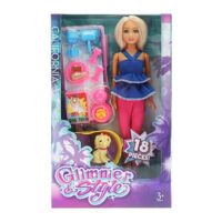 Đồ chơi búp bê Sparkle Girlz Dạo phố cùng thú cưng SP24659