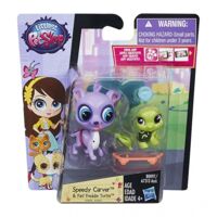 Đồ chơi cún xám và rùa nhỏ Littlest Pet Shop