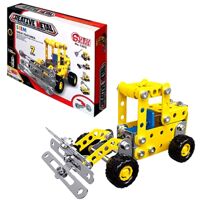 Đồ chơi giáo dục STEM Metal bricks 7in1 - 7 Xe công trình biến hình siêu bền 1203