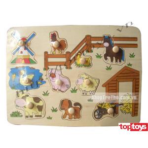 Bảng nhận hình thú nông trại Toptoys 98103 (HJ98103)