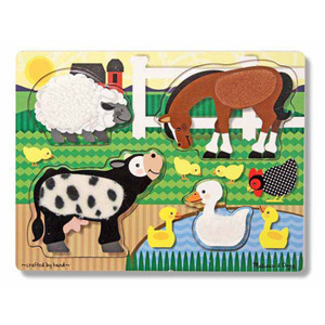 Đồ Chơi Gỗ Xếp Hình Melissa & Doug Vật Nuôi Nông Trại - MB4327