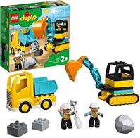 Đồ chơi lắp ghép Lego 10931 - Xe tải và xe xúc của bé