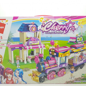 Đồ chơi lắp ghép, xếp hình QMAN Happy Little Train - Đoàn tàu vui vẻ CCH2015