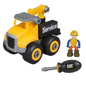 Đồ chơi lắp ráp CAT - Xe tải kéo và công nhân CAT80904