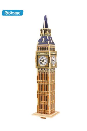 Đồ chơi lắp ráp gỗ 3D Robotime MJ204 - Tháp Đồng Hồ Big Ben