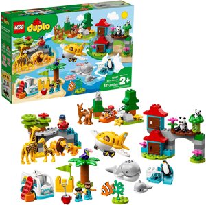 Đồ chơi lắp ráp Lego Duplo 10907 - Thế Giới Động Vật