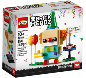 Đồ chơi lắp ráp Lego Brickheadz 40348 - Chú Hề Sinh Nhật