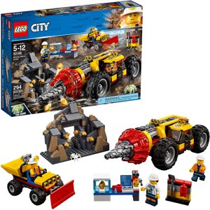 Đồ chơi lắp ráp Lego City 60186 - Máy khoan khổng lồ