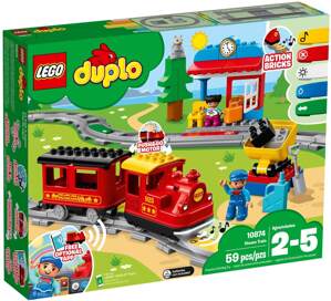 Đồ chơi lắp ráp Lego Duplo 10874 - Xe Lửa Hơi Nước