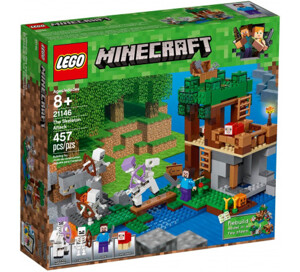 Đồ chơi lắp ráp Lego Minecraft 21146 - Người Xương tấn công Pháo Đài của Steve