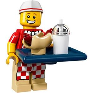 Đồ chơi lắp ráp Lego Minifigures series 17 - 71018 - Hot Dog Man