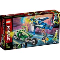 Đồ chơi lắp ráp Lego Ninjago Xe Đua Tốc Độ Của Jay Và Lloyd 71709