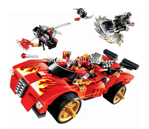 Đồ chơi lắp ráp NINJAGO 9796 - Xe hơi chiến đấu của Kai