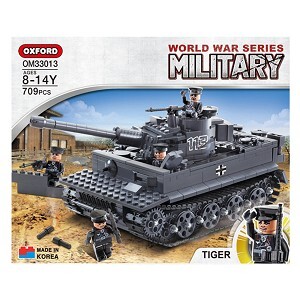 Đồ Chơi Lắp Ráp Oxford - Military Series Tiger Tank OM33013