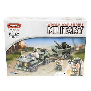 Đồ Chơi Lắp Ráp Oxford - Military Series World War Jeep OM33015