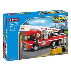 Đồ Chơi Lắp Ráp Oxford - Town Series (Fire Truck) ST33321