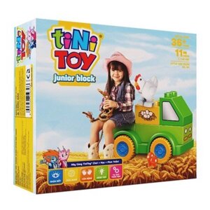 Đồ chơi lắp ráp Tinitoy Junior Block Little Hen Truck 101