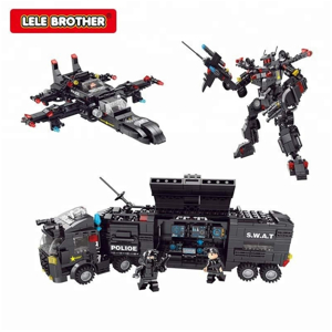 Đồ chơi lắp ráp Tổ cảnh sát tích hợp Lele brother - POLICE 8529