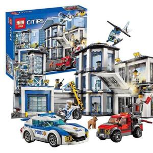 Đồ chơi lắp ráp xếp hình Lepin 02020 - Trụ sở cảnh sát