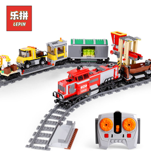 Đồ chơi lắp ráp xếp hình Lepin 02008 - Tàu chở hàng điều khiển từ xa