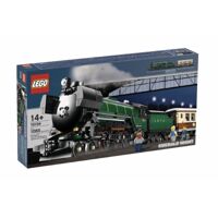 Bộ xếp hình Chuyến tàu đêm màu lục bảo Lego 10194