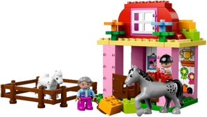 Bộ xếp hình Chuồng ngựa Duplo Stadnina Lego 10500