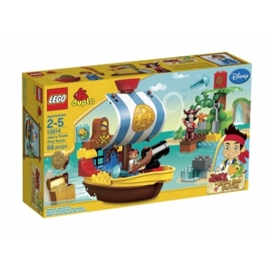 Bộ xếp hình Tàu cướp biển của Jake's Pirate Ship Bucky Lego Duplo 10514