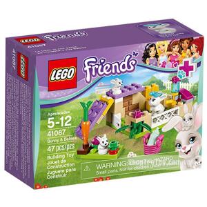 Bộ lắp ráp Thỏ mẹ Bunny và thỏ con Lego Friends 41087