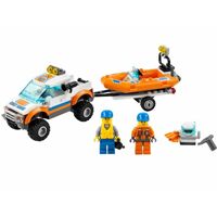 Bộ xếp hình Xe chở Cano Lego 60012