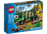 Bộ xếp hình Xe tải chở gỗ Lego 60059