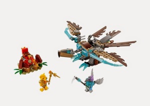 Mô hình Máy bay băng giá kền kền Lego Chima 70141