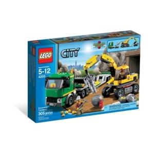 Đồ chơi Vận chuyển máy xúc Lego City 4203