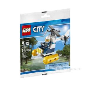 Bộ xếp hình Police Helicopte mini set Lego City 30311