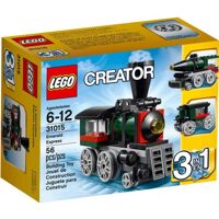 Bộ xếp hình Tàu hỏa ngọc bích Lego Creater 31015