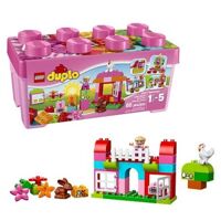 Bộ xếp hình Thùng gạch Trang trại màu hồng Lego Duplo 10571