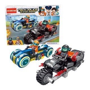 Đồ chơi lego lắp ráp Đặc vụ cảnh sát viễn tưởng Lele Brother 8599-1