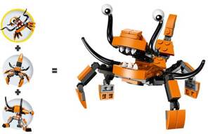 Đồ chơi Lego Mixels 41515 mô hình Sinh Vật Kraw