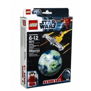 Mô hình Máy bay chiến đấu và hành tinh Naboo Lego Star Wars 9674