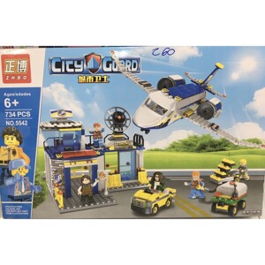 Đồ chơi lego trạm sân bay mini ZHBO 5542