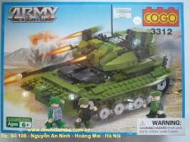 Đồ chơi lego xe tăng 3312