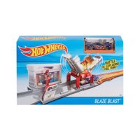 Đồ chơi mô hình Bộ Hot Wheels trạm xăng nổ tung